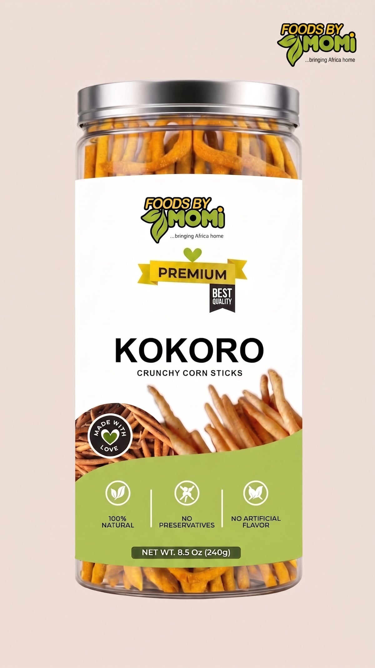 Foodbymomi Kokoro aka Crunchy Corn Sticks