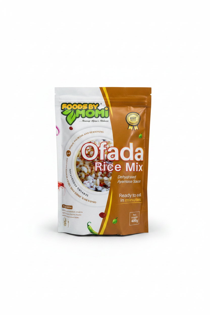 Ofada Rice Mix with Dehydrated Ayamase Sauce